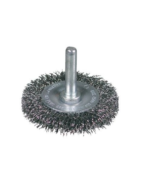 Cepillos circulares ondulados - Vástago 6mm (4.500 RPM) ACERO