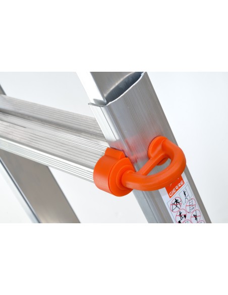 Escalera multiposición telescópica de aluminio PEPPina ALU125