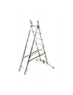 Escalera combinada de 2 tramos con estabilizador curvo HobbyLOT