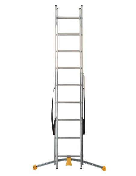 Escalera combinada de 2 tramos con estabilizador curvo HobbyLOT
