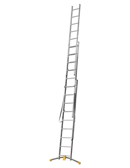 Escalera combinada de 3 tramos con estabilizador curvo HobbyLOT