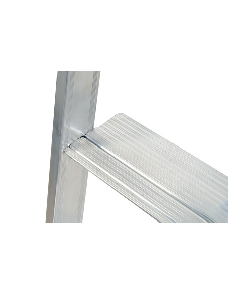 Escalera de tijera profesional Alu PRO con peldaño ancho