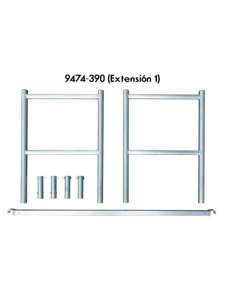 Andamio EN1004 de aluminio tubular Expert Pro