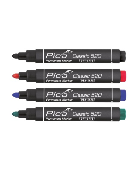 Marcador permanente con punta tipo bala Classic 520