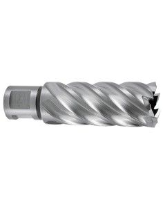 Broca hueca HSSE-Co 5 con vástago Weldon (3/4") rectificada CBN profundidad de corte 55 mm