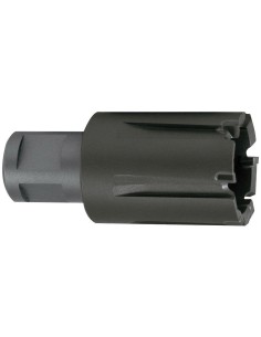 Broca hueca dientes de metal duro TECRONA y vástago Weldon (3/4") para raíles, profundidad de corte 30,0 mm
