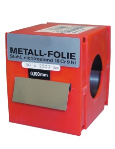 Rollo fleje calibrado 2.5 metros x 50mm inox