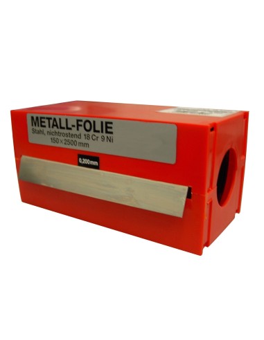 Rollo fleje calibrado 2.5 metros x 150 mm inox