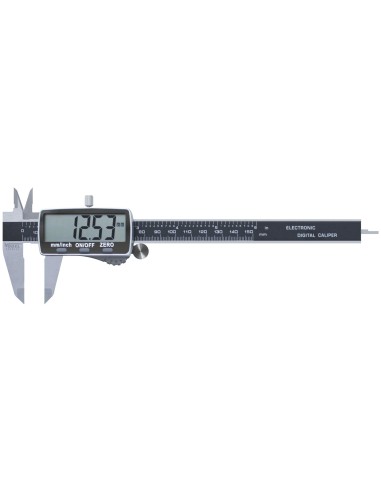 Calibre pie de rey digital DIN 862 con pantalla LCD extra grande