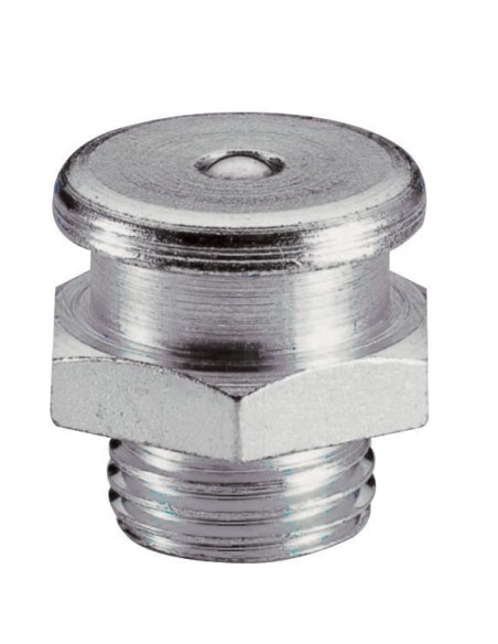 Engrasadores rectos de cabeza plana DIN 3404 tipo M22/L
