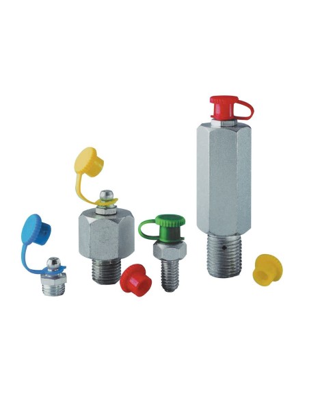 Tapones de plástico con abrazadera (caja de 100 uds)