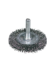 Cepillos circulares ondulados - Vástago 6mm (4.500 RPM) ACERO INOX