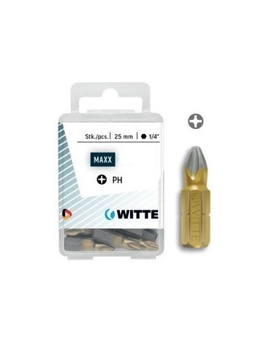 Puntas Phillips DIAMOND de 25 mm en cajita de plástico (5 ud)