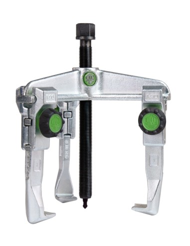 Extractor exterior de 3 patas con regulación rápida con moletas de goma