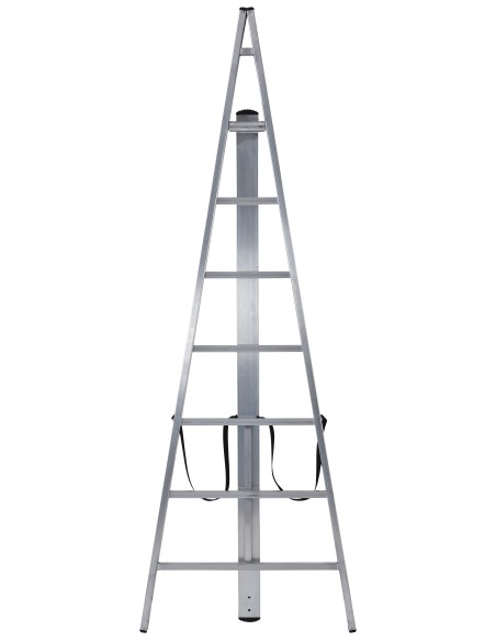Escalera de tijera triangular de aluminio Trittika