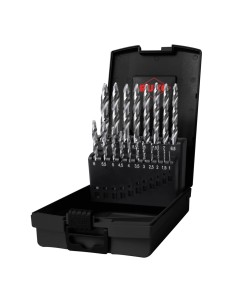 Juego de brocas helicoidales ULTIMATECUT DIN 338 tipo FLOWSTEP® HSS