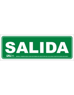 Señal salida PVC