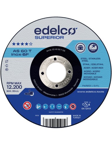 Disco de corte metal para máquina portátil AS 60 T INOX Superior