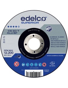 Disco de corte metal para máquina portátil CS 60 T ALU Superior