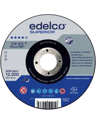 Disco de corte metal para máquina portátil CS 60 T ALU Superior