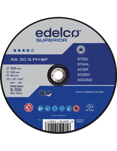 Disco de corte metal para máquina portátil AS 30 S-FH Superior