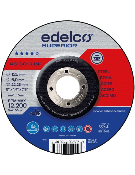 Disco de desbaste para máquina portátil AS 30 R Superior