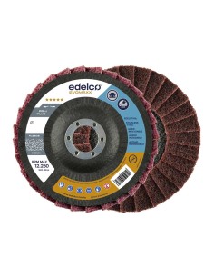 Disco abrasivo de láminas de fibra sin tejer con grano medio Poli Plus 2 EvoMaxx