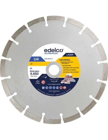 Disco de diamante universal de obra U4 Superior
