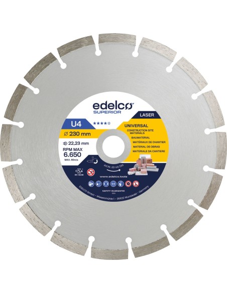 Disco de diamante universal de obra U4 Superior