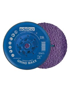 Plato de desbaste con abrasivo de alto rendimiento para amoladoras angulares con rosca M14 Grind Maxx