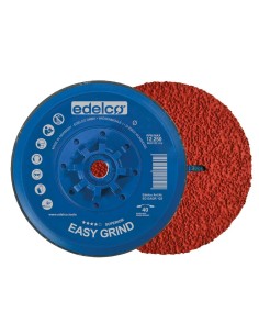 Plato de desbaste con potente abrasivo para amoladoras angulares con rosca M14 Easygrind