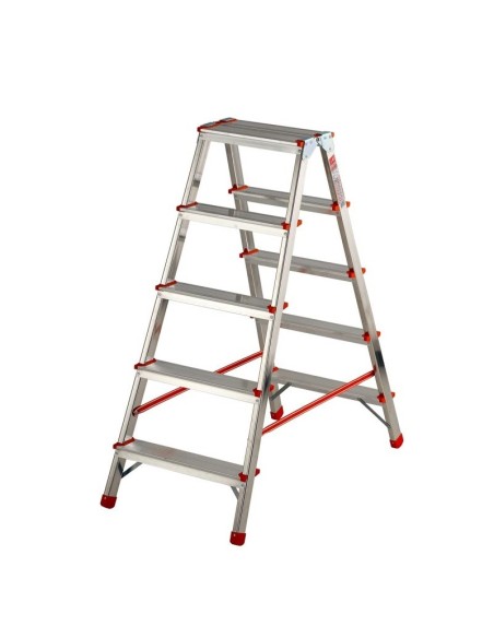 Escalera de tijera de doble subida de aluminio Stylo