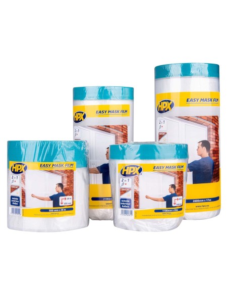 Film transparente con cinta de tela Easy Mask Outdoor