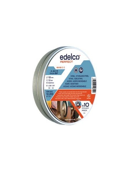 Lata Power-Pack con 10 discos de corte metal A60 R Perfect