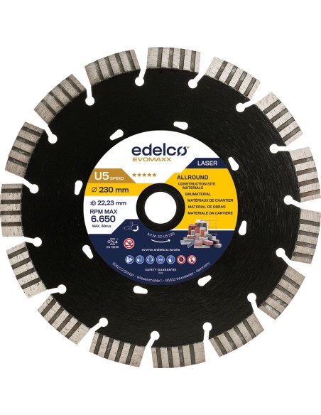 Disco de diamante universal de obra U5 Speed EvoMaxx