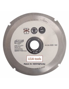 Disco tronzador fresador para amoladoras angulares de 4 dientes