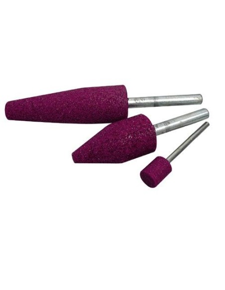 Muelas con vástago 6mm - Rubí
