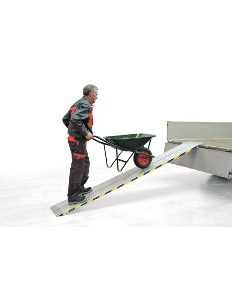Rampa de carga de aluminio fija