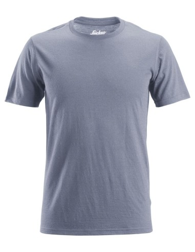 CAMISETA LANA ALLROUNDWORK AZUL MELANGE T-L
