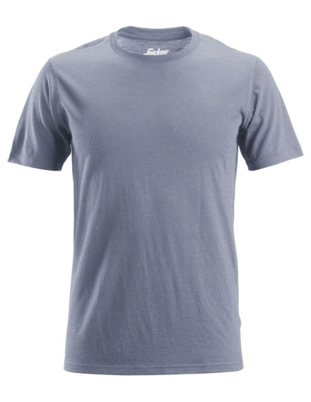 CAMISETA LANA ALLROUNDWORK AZUL MELANGE T-L