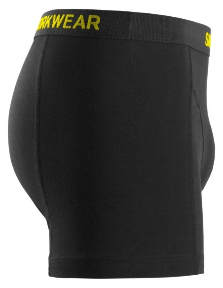 CALZONCILLOS ELASTICOS 2-PACK NEGRO-GRIS ACERO T-M