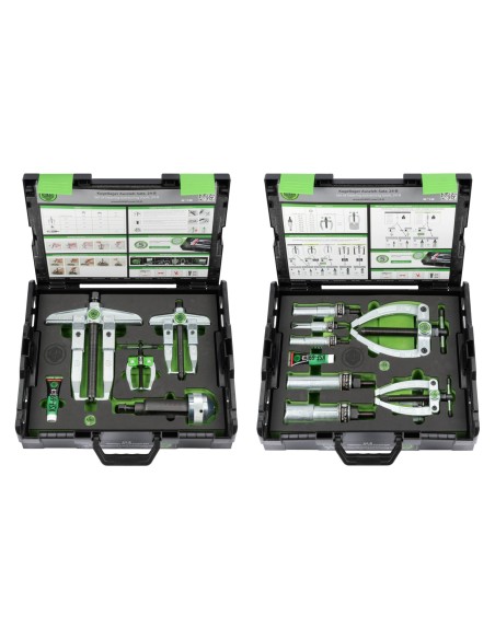Juego de extractores de rodamientos exteriores e interiores