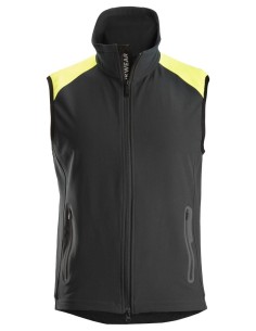 8029 Chaleco fluorescente FlexiWork negro/ amarillo