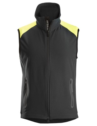 8029 Chaleco fluorescente FlexiWork negro/ amarillo