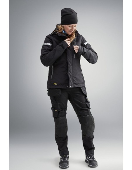 1127 Chaqueta de mujer impermeable y aislante 37.5 AllroundWork negro