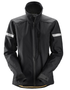 1207 Chaqueta de mujer softshell AllroundWork negro
