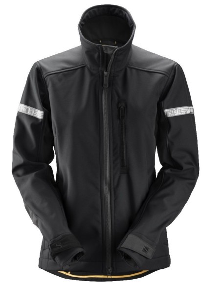 1207 Chaqueta de mujer softshell AllroundWork negro