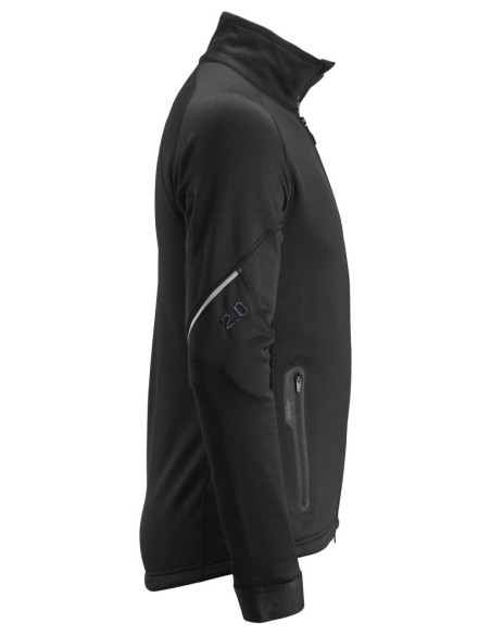8003 Chaqueta de forro polar elastico Polartec Power Stretch 2.0 FlexiWork negro