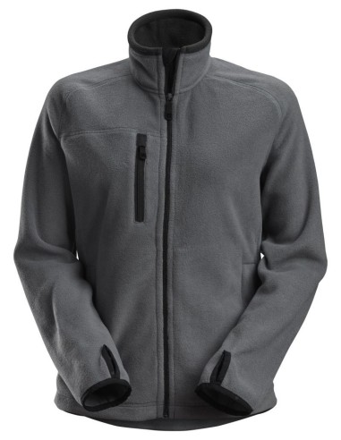 8027 Chaqueta forro polar de mujer AllroundWork Polartec gris acero/ negro