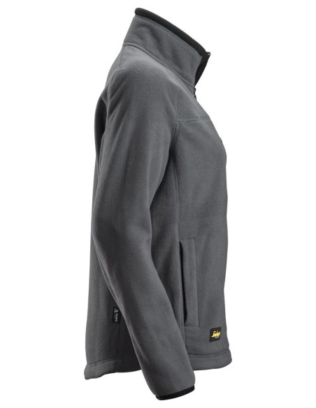 8027 Chaqueta forro polar de mujer AllroundWork Polartec gris acero/ negro